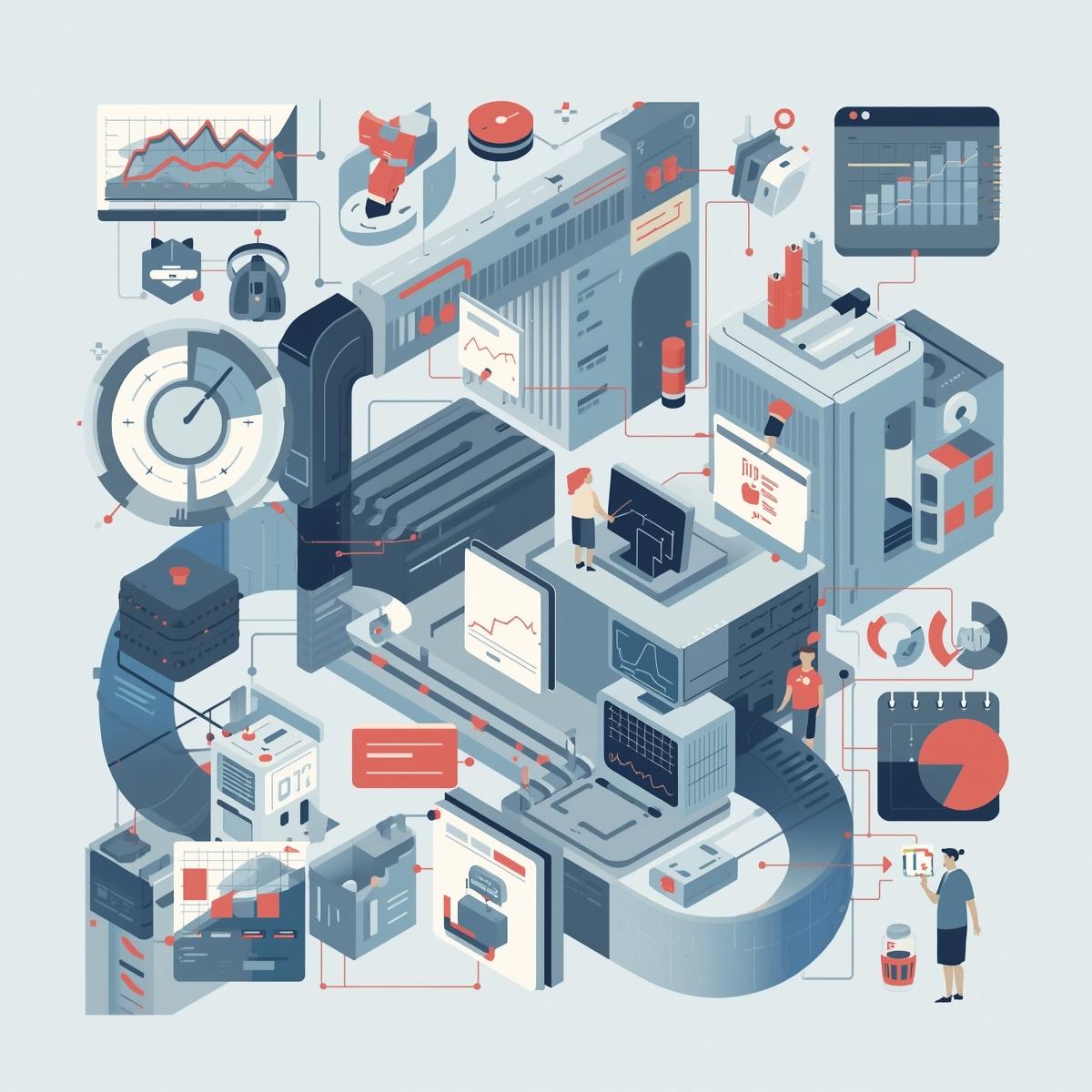 稼働率管理システムイメージ